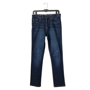 Lucky Brand Authentic Skinny Jeans Youth Boys Size 18 Blue Dark Wash Stretch